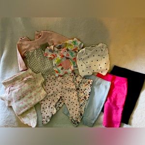 0-3 month girl clothes